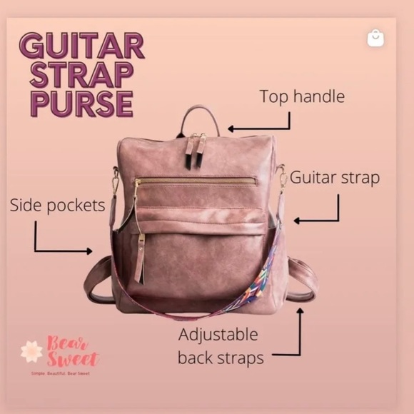 Guitar strap purse - Picture 3 of 3